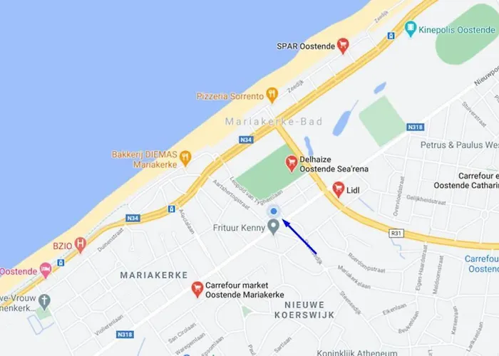 Sunny 500m From The Beach Oostend Appartement Oostende